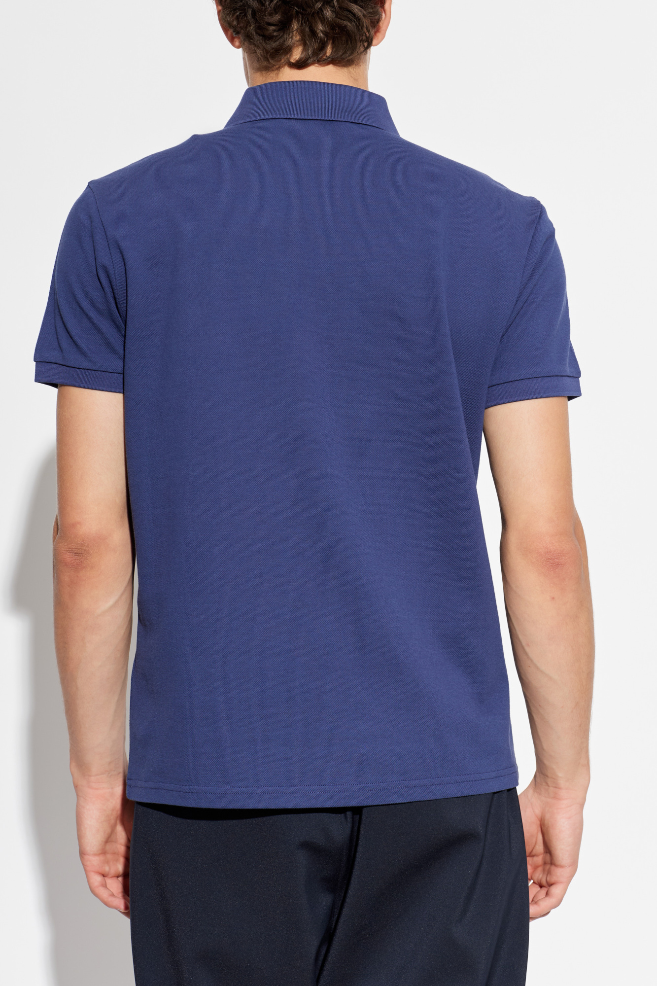 Moncler Polo with logo patch | Men's | Vitkac